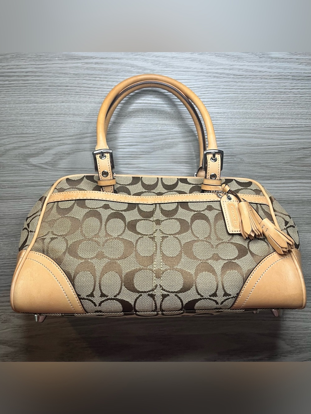 Coach Hamptons Signature Satchel